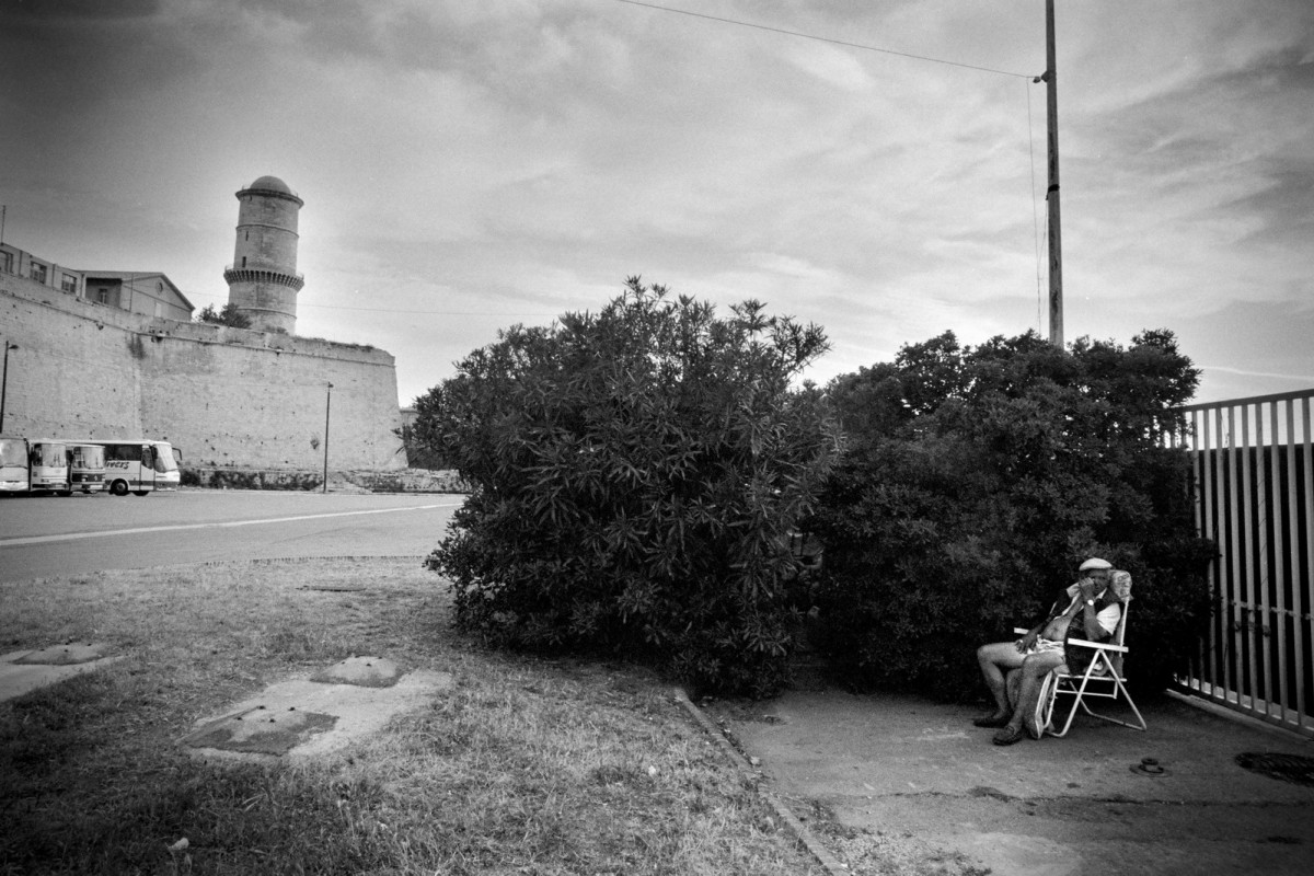 1999 : esplanade du J4 sur l'actuel emplacement de la Villa Méditerranee