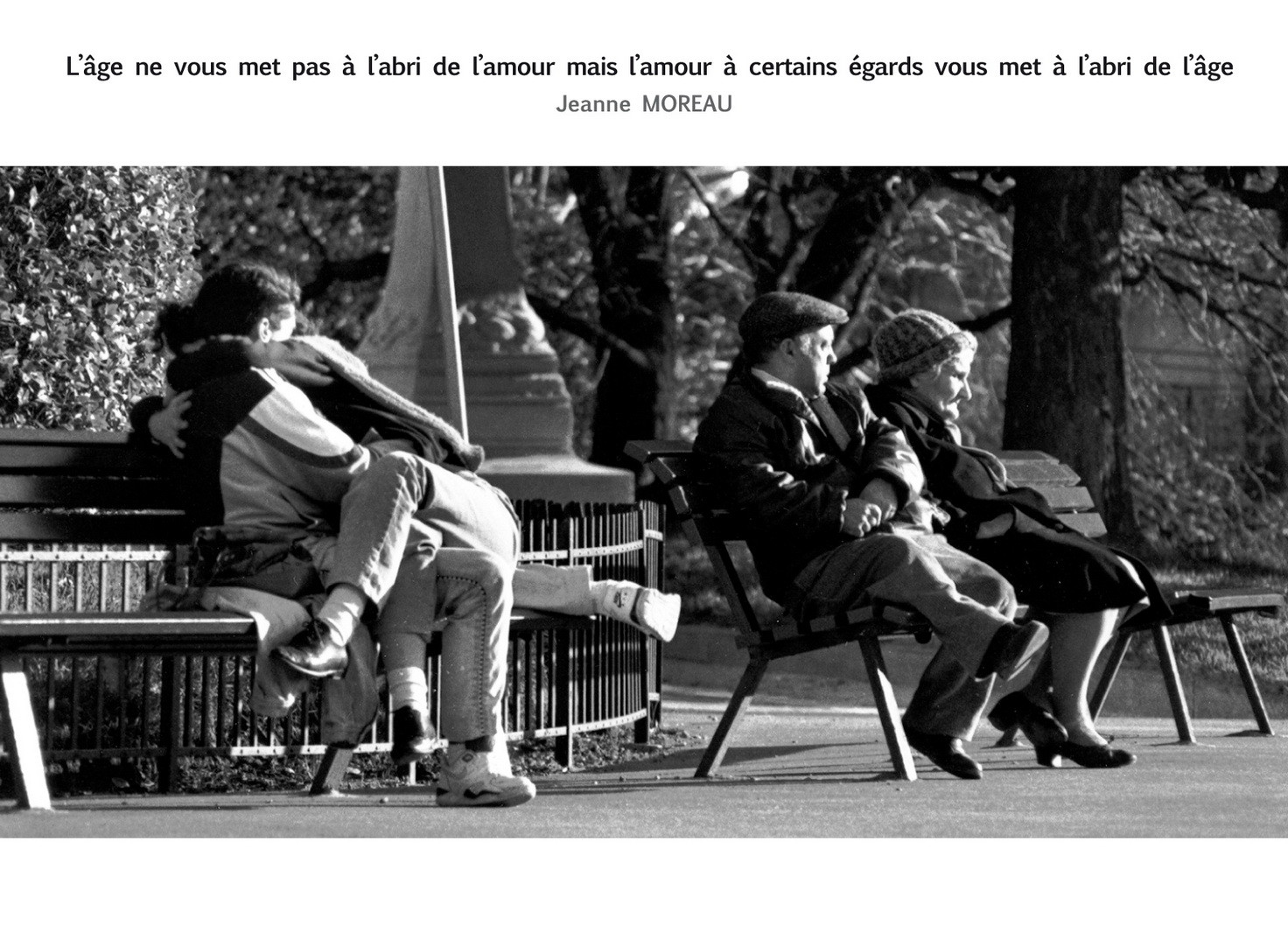 Jardin du Palais Longchamp, Marseille 1989 - photo extraite de la série Matières humaines