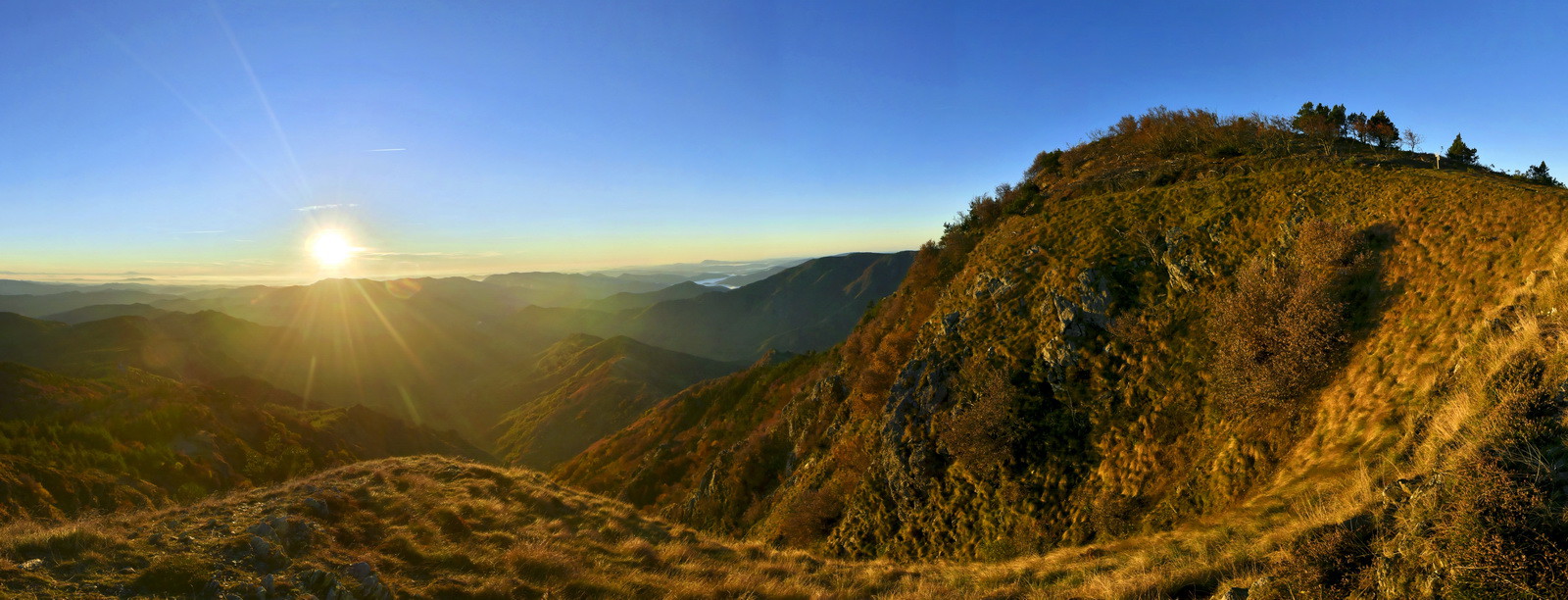 Sur le massif de l'Aigoual, pour le parc national des Cévennes
