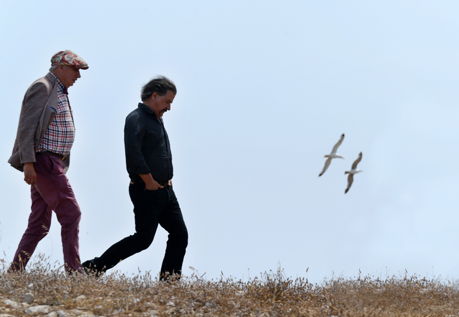 Sur le tournage d'Au fil d'Ariane, réalisation Robert Guédiguian.Autour du film.