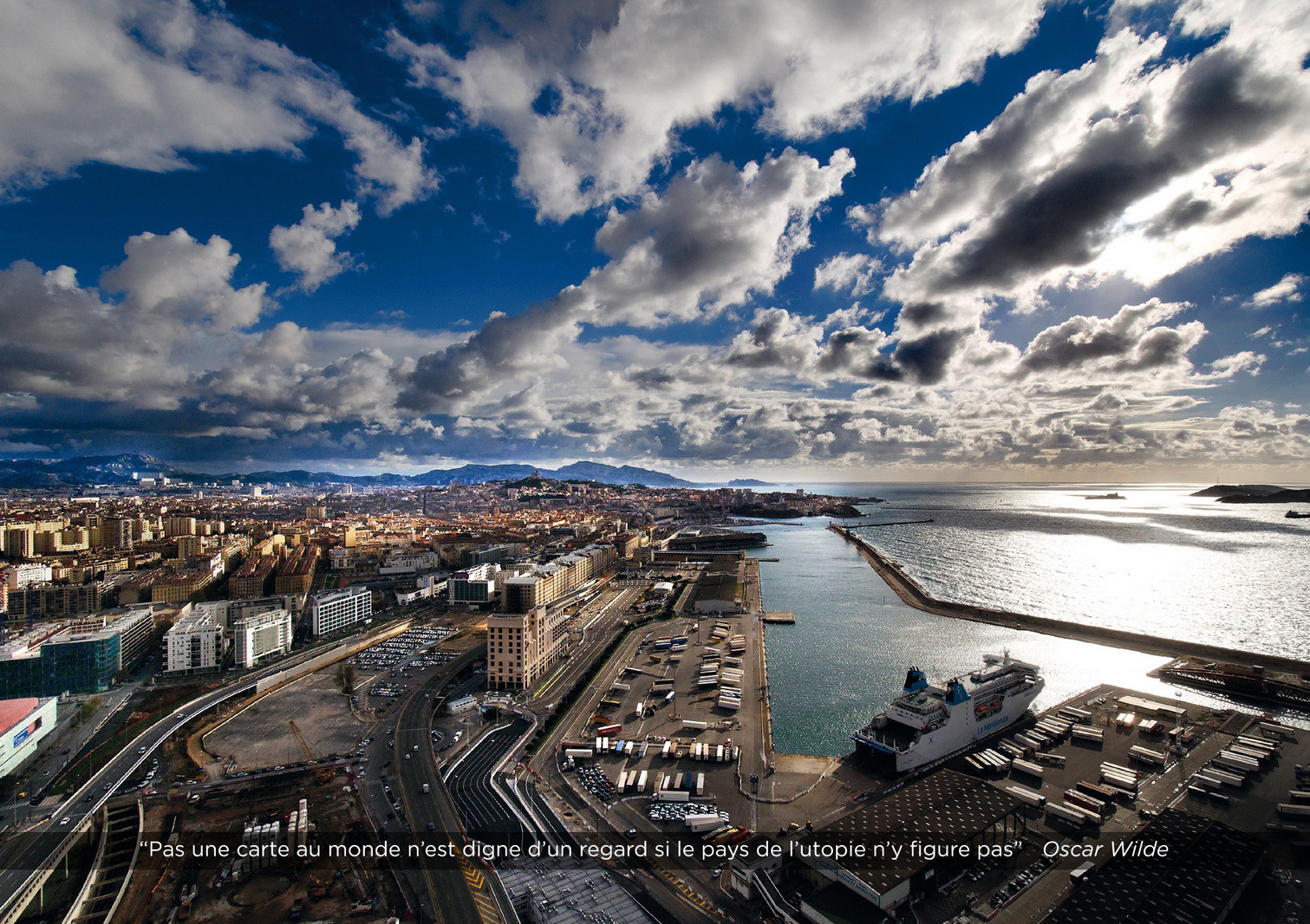 Marseille vue des grues, aux éditions André Frère