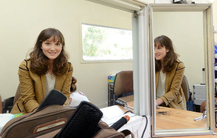 Sur le tournage d'Au fil d'Ariane, réalisation Robert Guédiguian.Autour du film.
