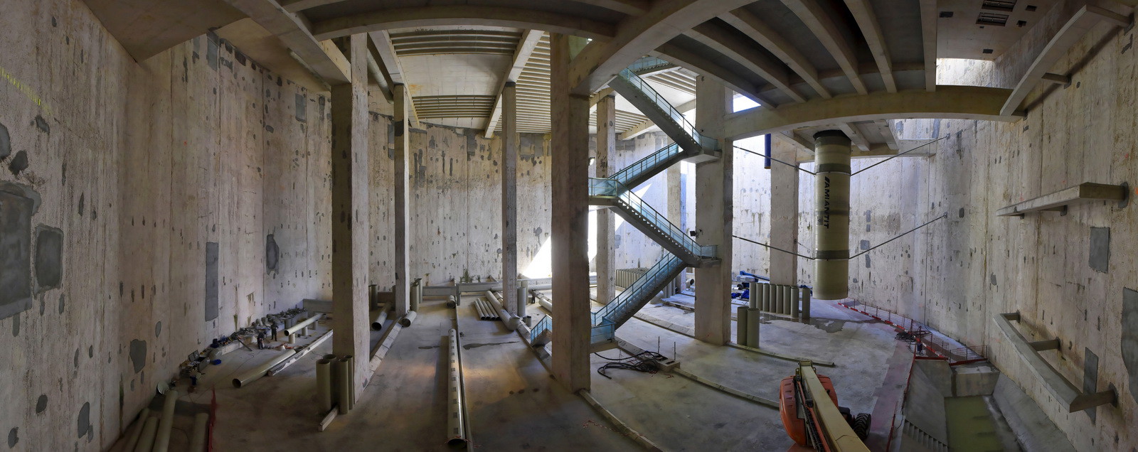 Bassin de rétention Ganay pour Vinci Construction France, Marseille septembre 2016