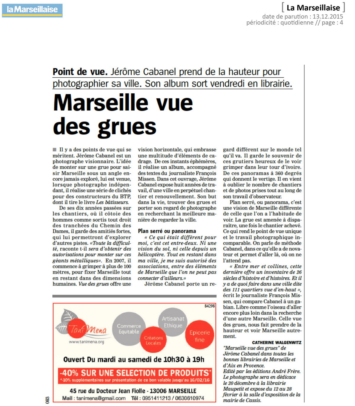 La Marseillaise 13 décembre 2015