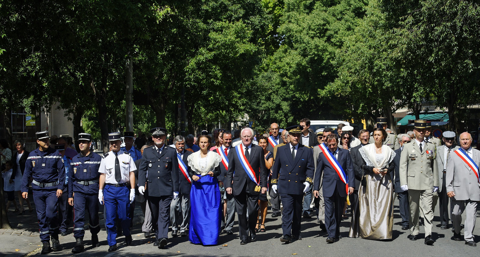 Cérémonie du 14 juillet à Arles, juillet 2011