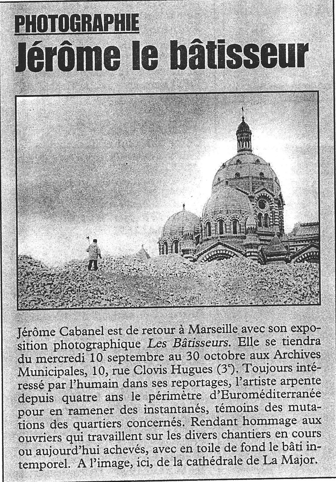 La Provence du 15 mai 2003