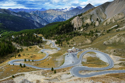 Les Alpes pour le Conseil Régional Provence Alpes Cote d'Azur, Le Queyras vu à partir du col de l'Isoard (05) septembre 2010.